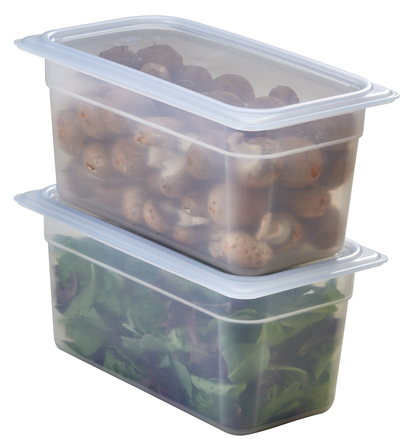 Cambro | Bac gastronome de taille 1/3, 6" de profondeur, translucide