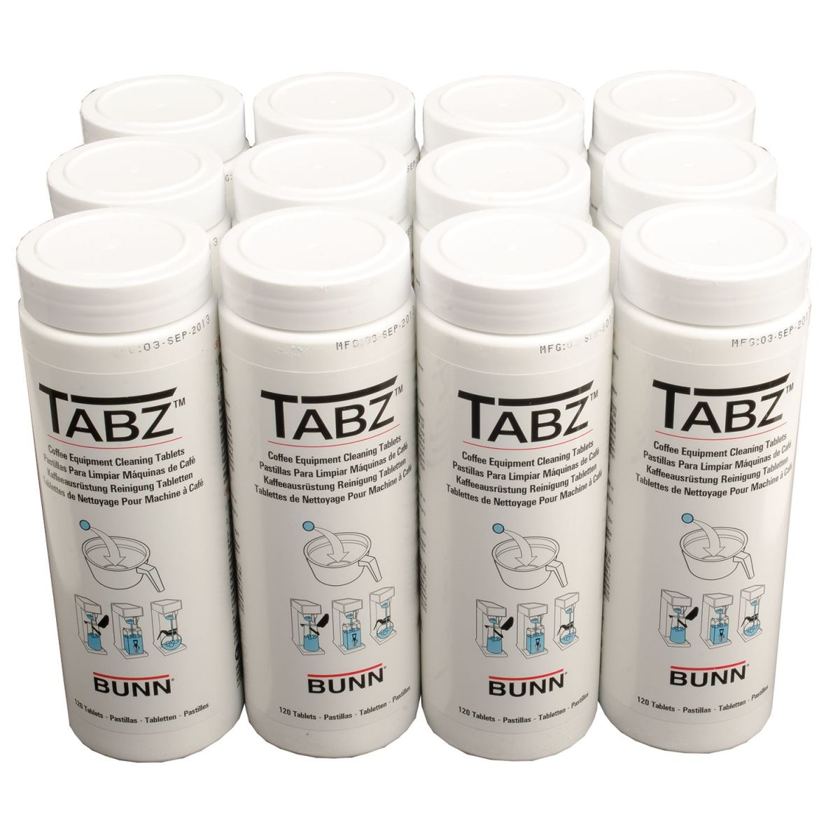BUNN | Tabz Coffee Equipment Cleaning Tablets (1 DZ) - ChefEquipment.com