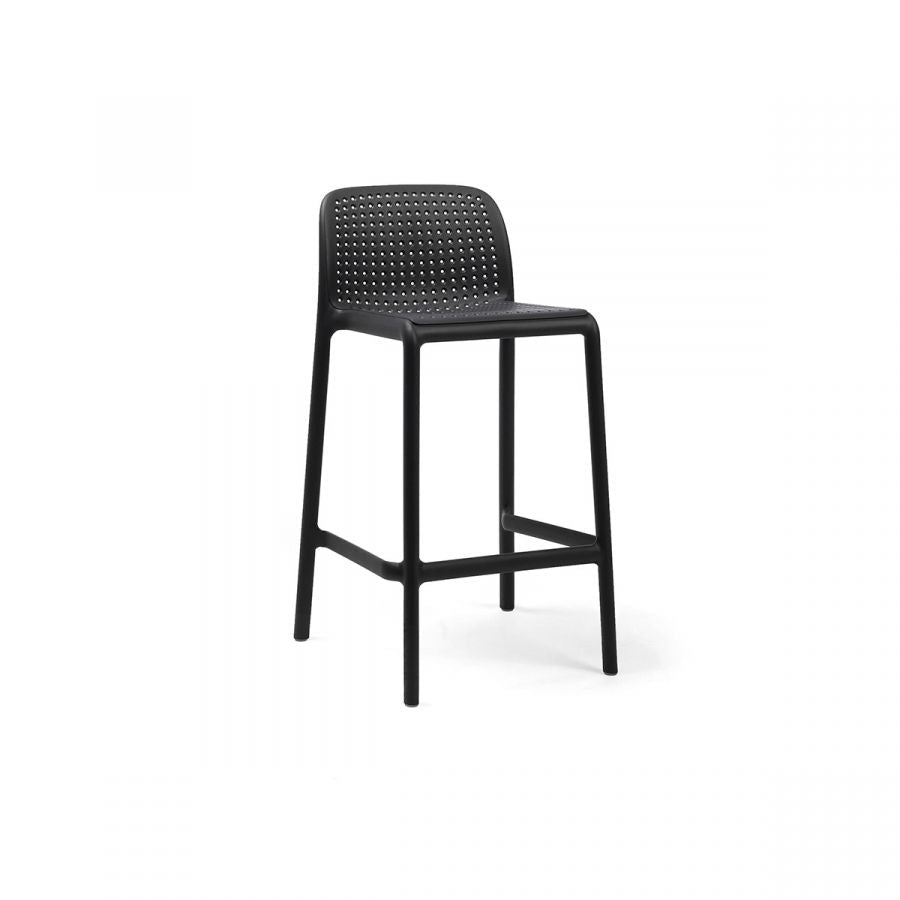NARDI Lido Counter Stool, Anthracite (4-pack) - 40345.02.000
