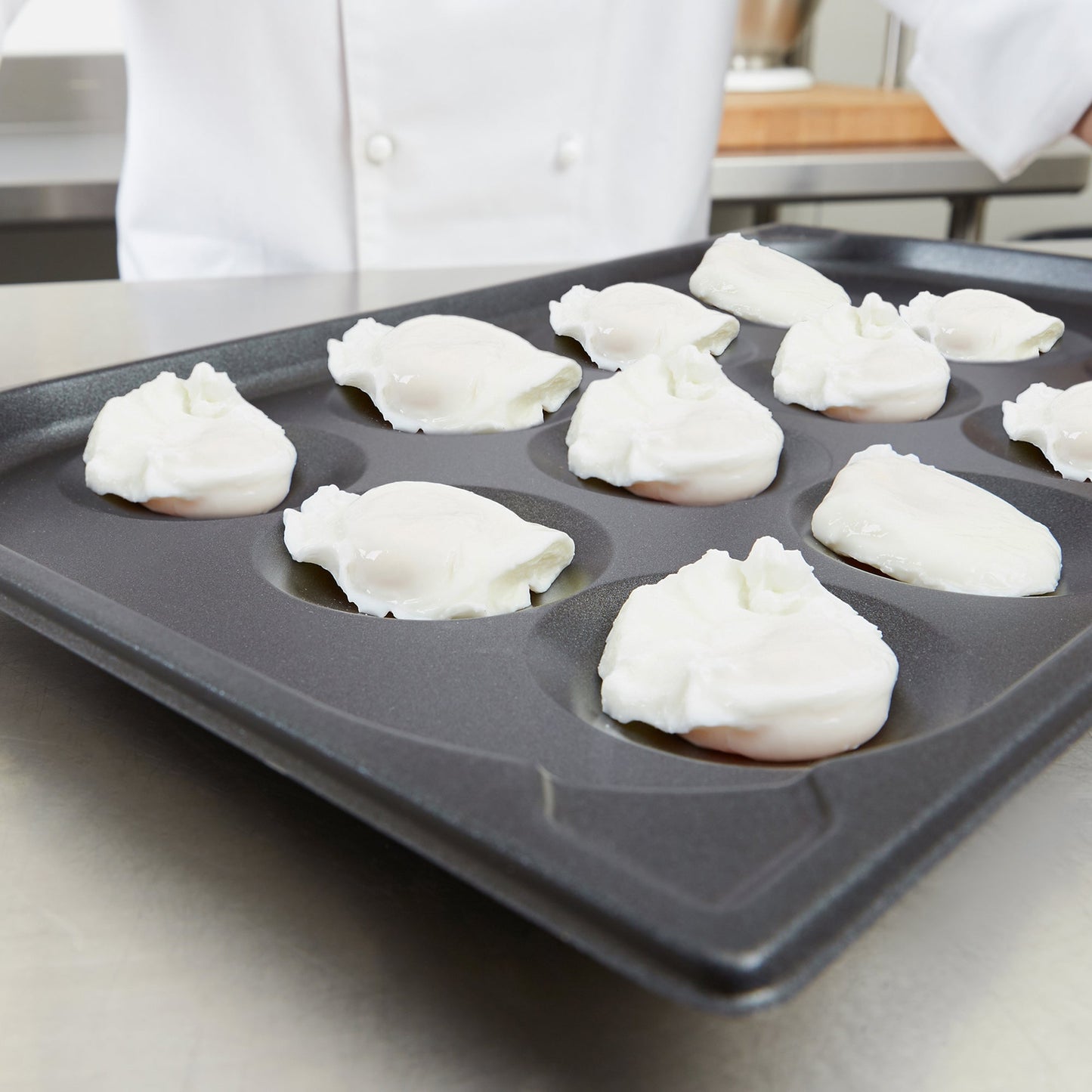 Vollrath Full Size Food Pan Egg Poacher, Nonstick - 42100