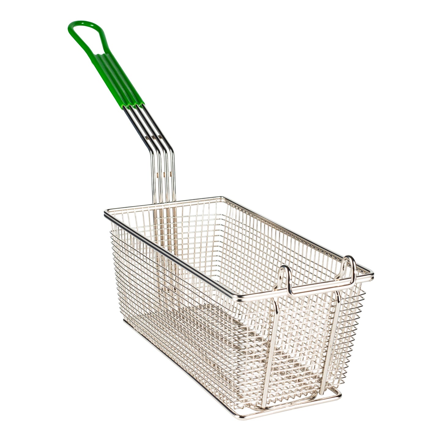 Prince Castle Fry Basket, 12.125" x 6.25" x 5.25", Plastisol Handle - 78-P