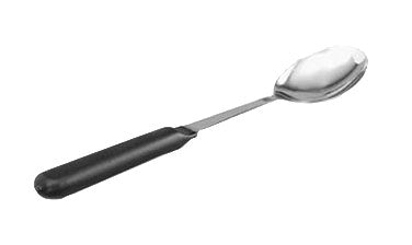 Vollrath | Kool Touch Solid Serving Spoon, Stainless Steel w Black Handle - ChefEquipment.com