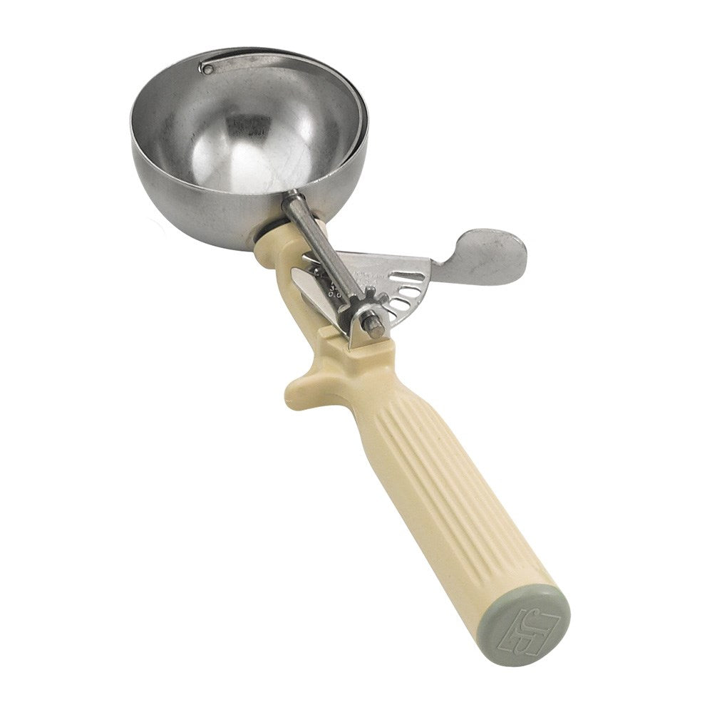 Vollrath Color-Coded One-Piece Thumb Press Disher, 3 1/4 oz - 47141