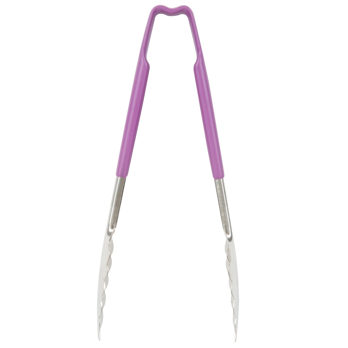 Vollrath Kool-Touch One-Piece Tongs, 9.5", Purple - 4780980