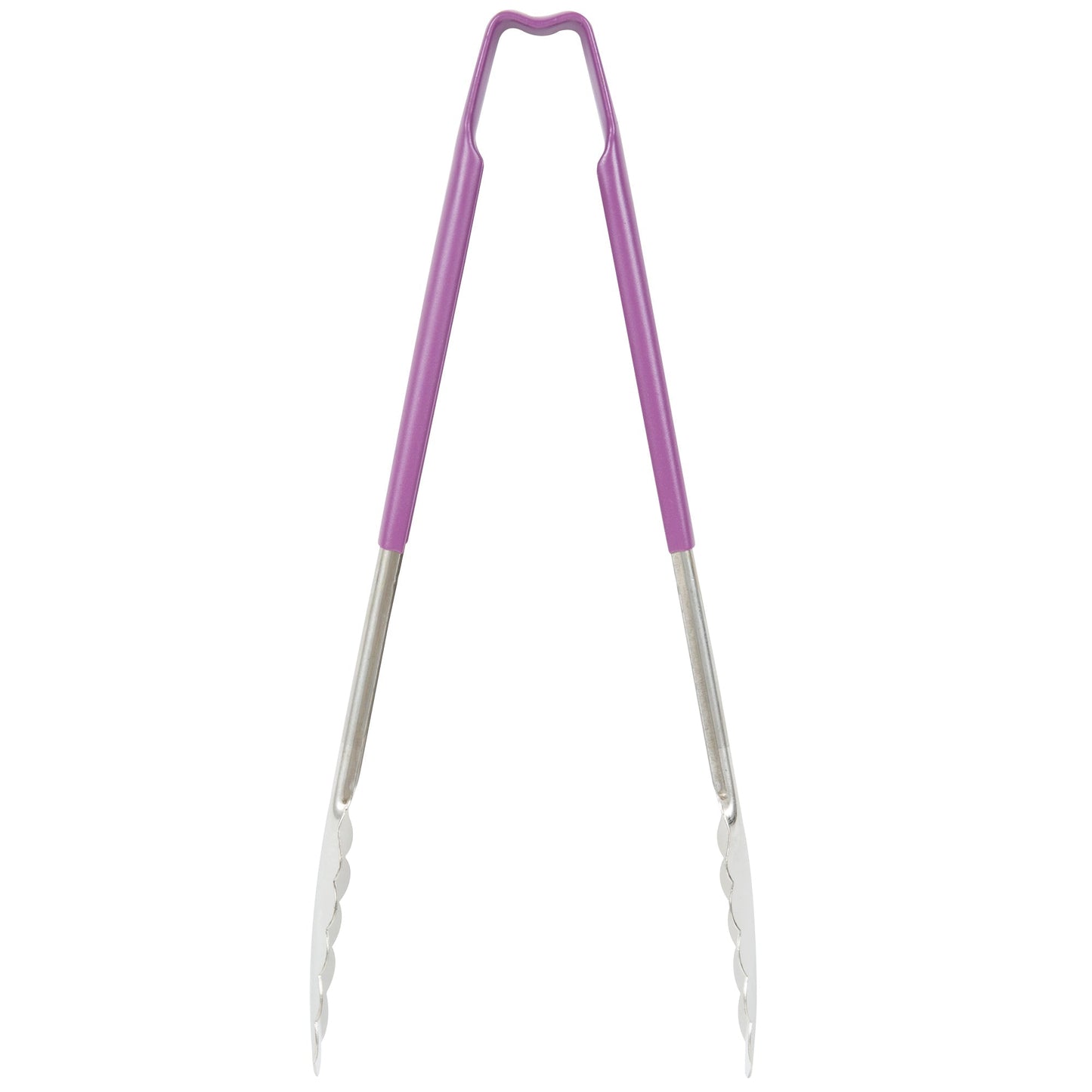 Vollrath Kool-Touch One-Piece Tongs, 12", Purple - 4781280