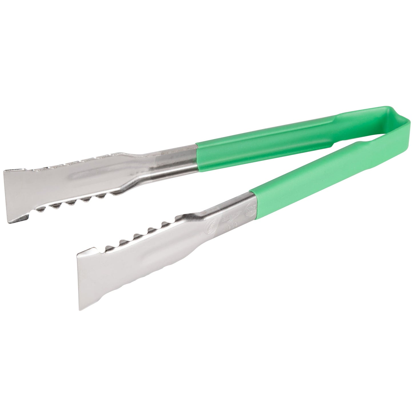 Vollrath VersaGrip Kool Touch One-Piece Tongs, 9.5", Green, FINAL SALE - 4790970