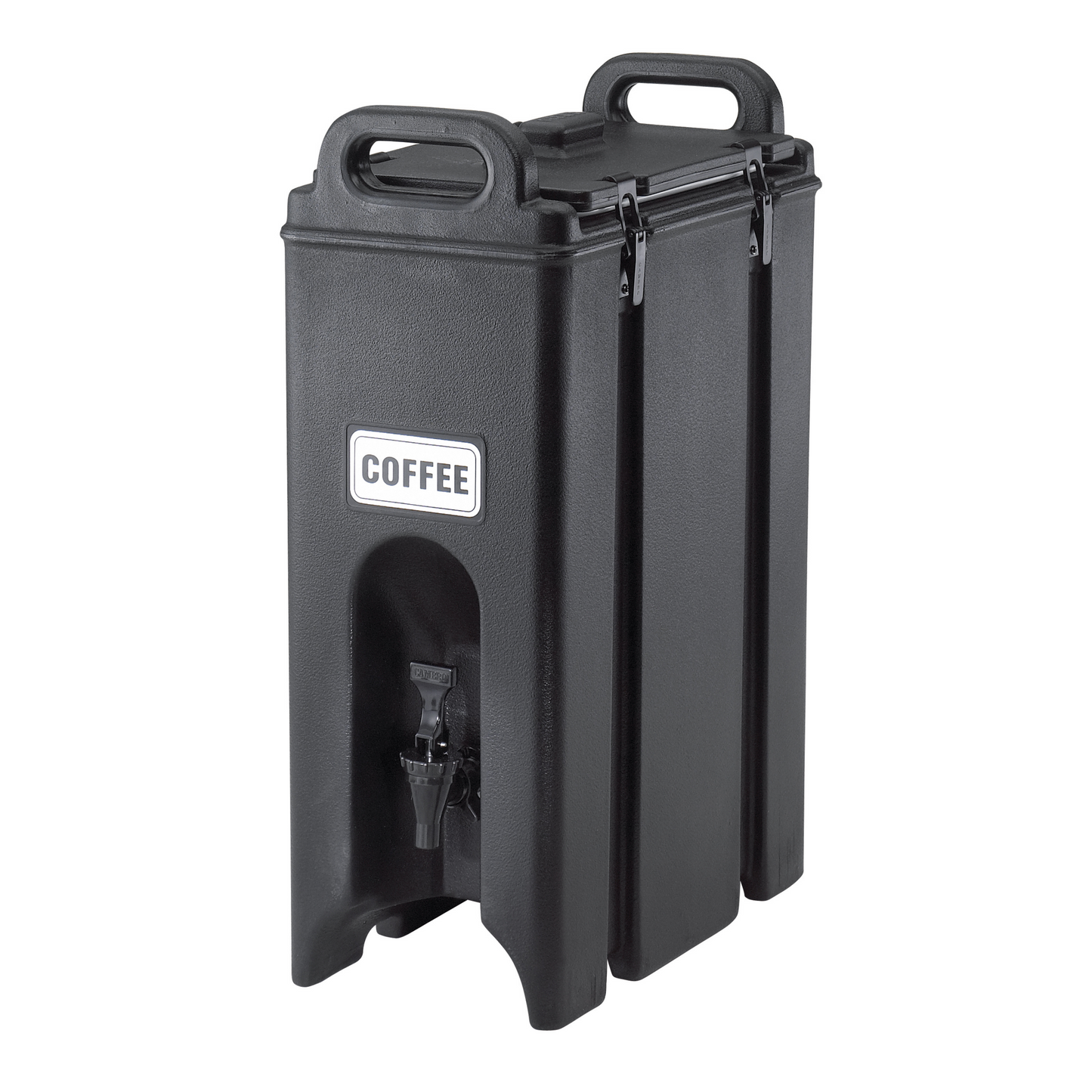 Cambro Camtainer Insulated Beverage Container, 4.75 Gal, Black - 500LCD110