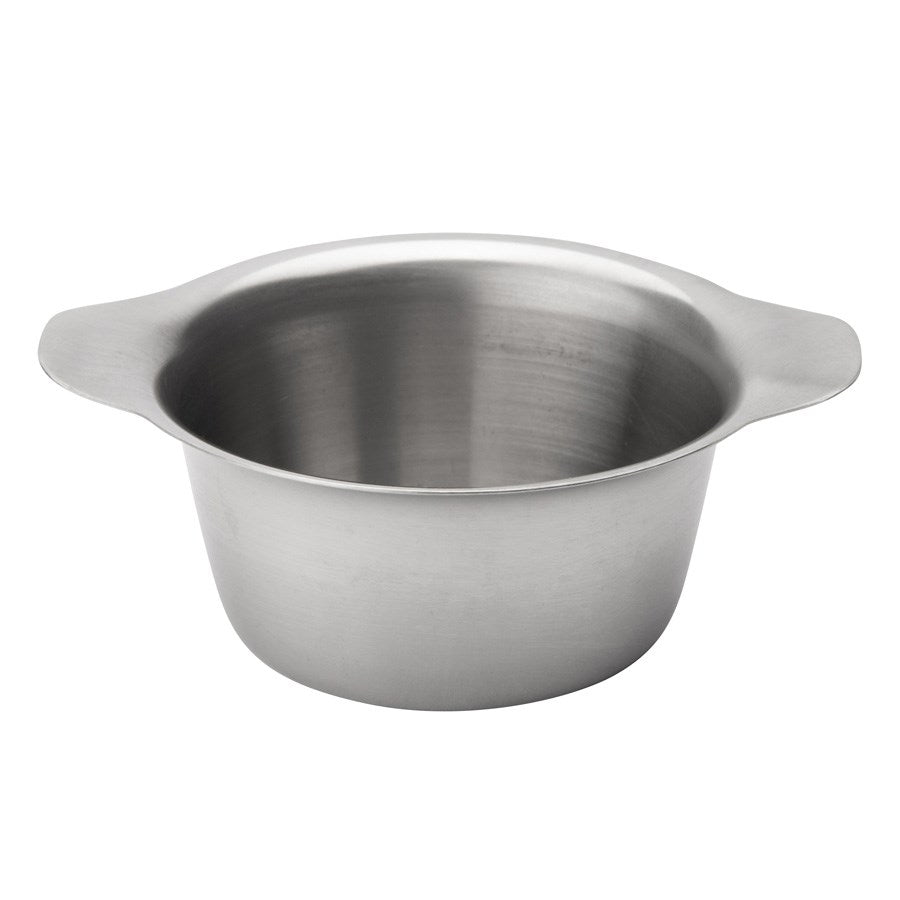 Browne Sauce Cup with Two Handles, 2 oz, Stainless Steel - 515047
