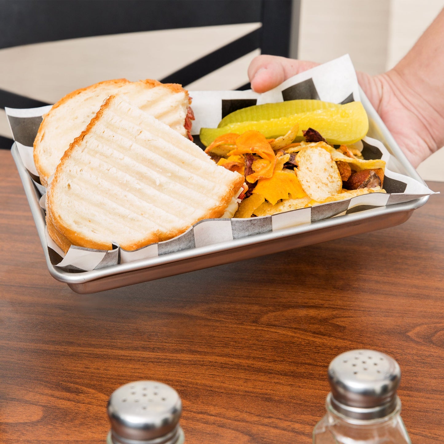 Vollrath Wear-Ever Heavy-Duty Bun Pan, 1/4 Size, 16 Gauge Aluminum - 5220