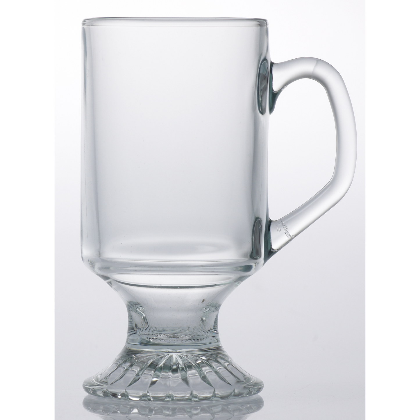 Arcoroc Irish Coffee Mug with Faceted Base, 10 oz (24-pack) - 53403