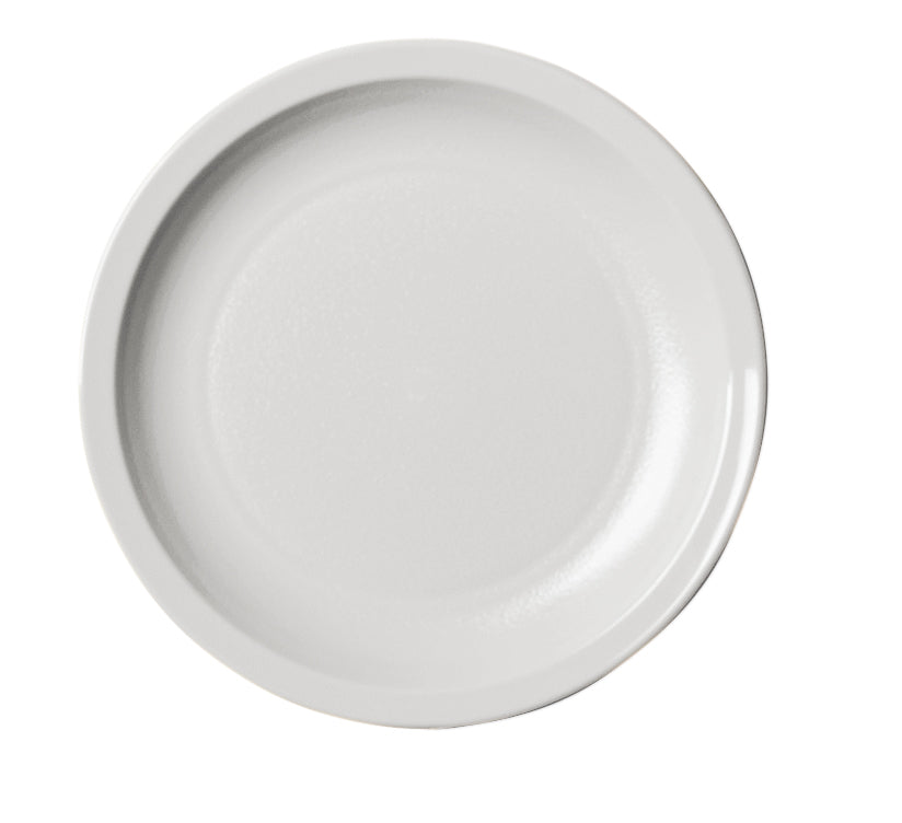 Cambro | Assiette à rebord étroit Camwear, 5,5", blanc