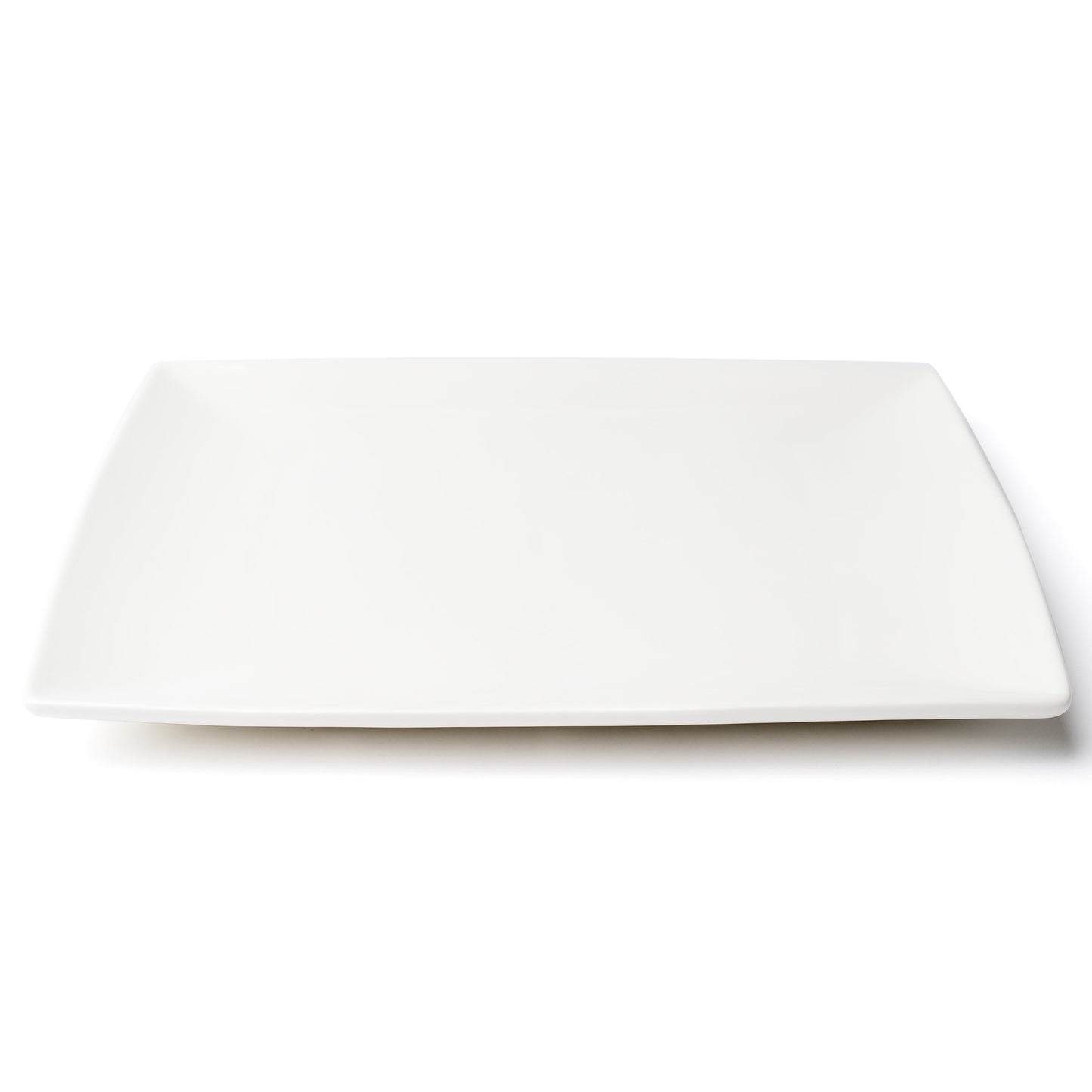 Browne | Assiette carrée style coupe Foundation, 10,25", blanche (paquet de 36)