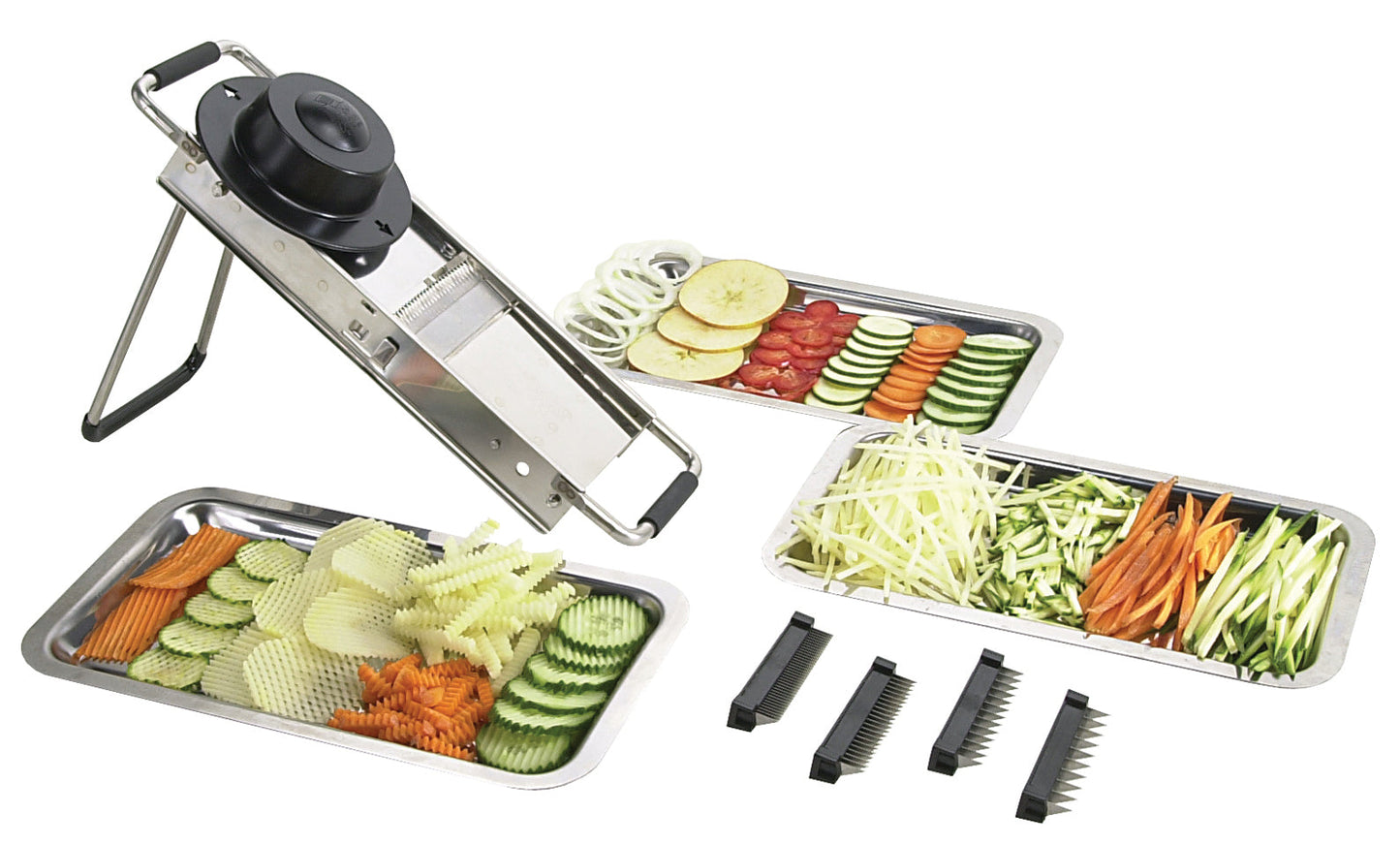 de Buyer Chef Mandoline Slicer, Stainless Steel - 5715000