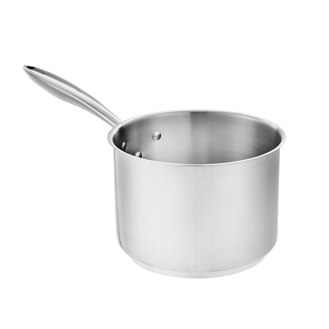 Browne Thermalloy Deep Sauce Pan, 3.5 qt, Stainless Steel - 5724033