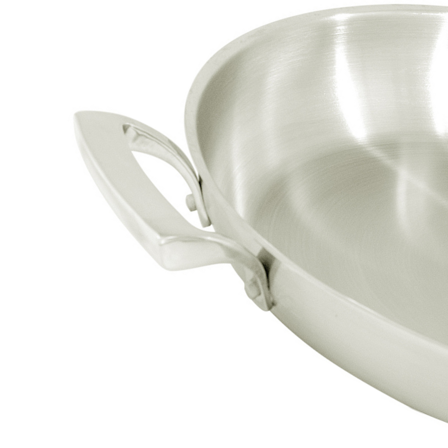 Browne Thermalloy Deluxe Fry Pan, 14", Stainless Steel - 5724054