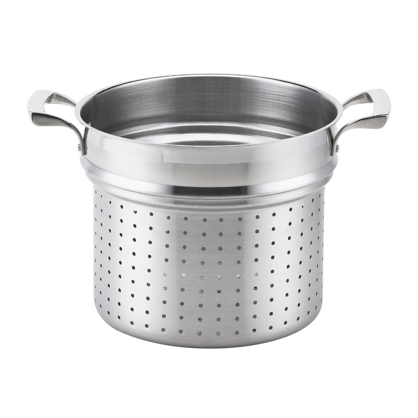Browne Thermalloy Pasta Cooker 3 Piece Set, 12 qt, Stainless Steel - 5724082