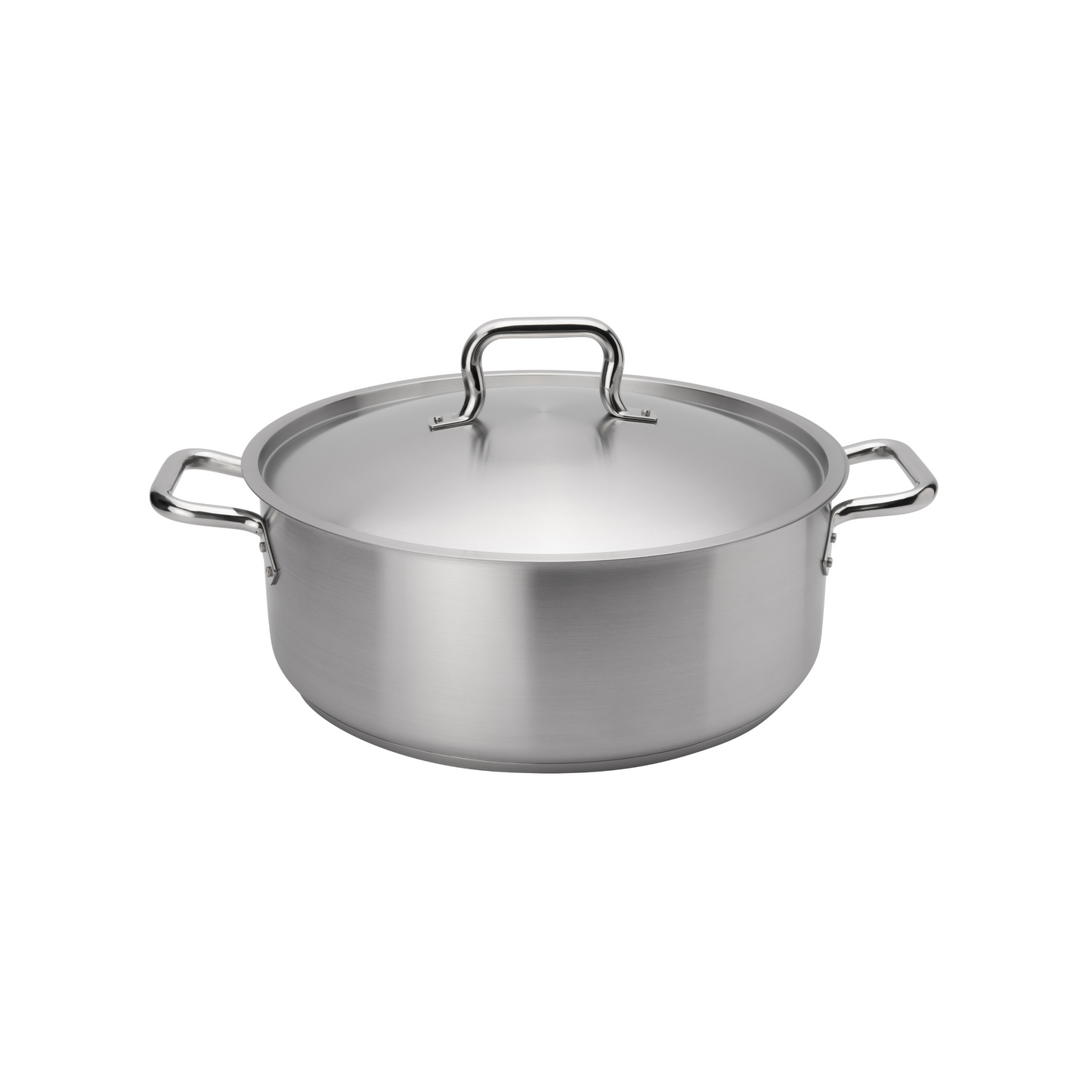 Browne Elements Brazier with Lid, 15 qt, Stainless Steel - 5734014