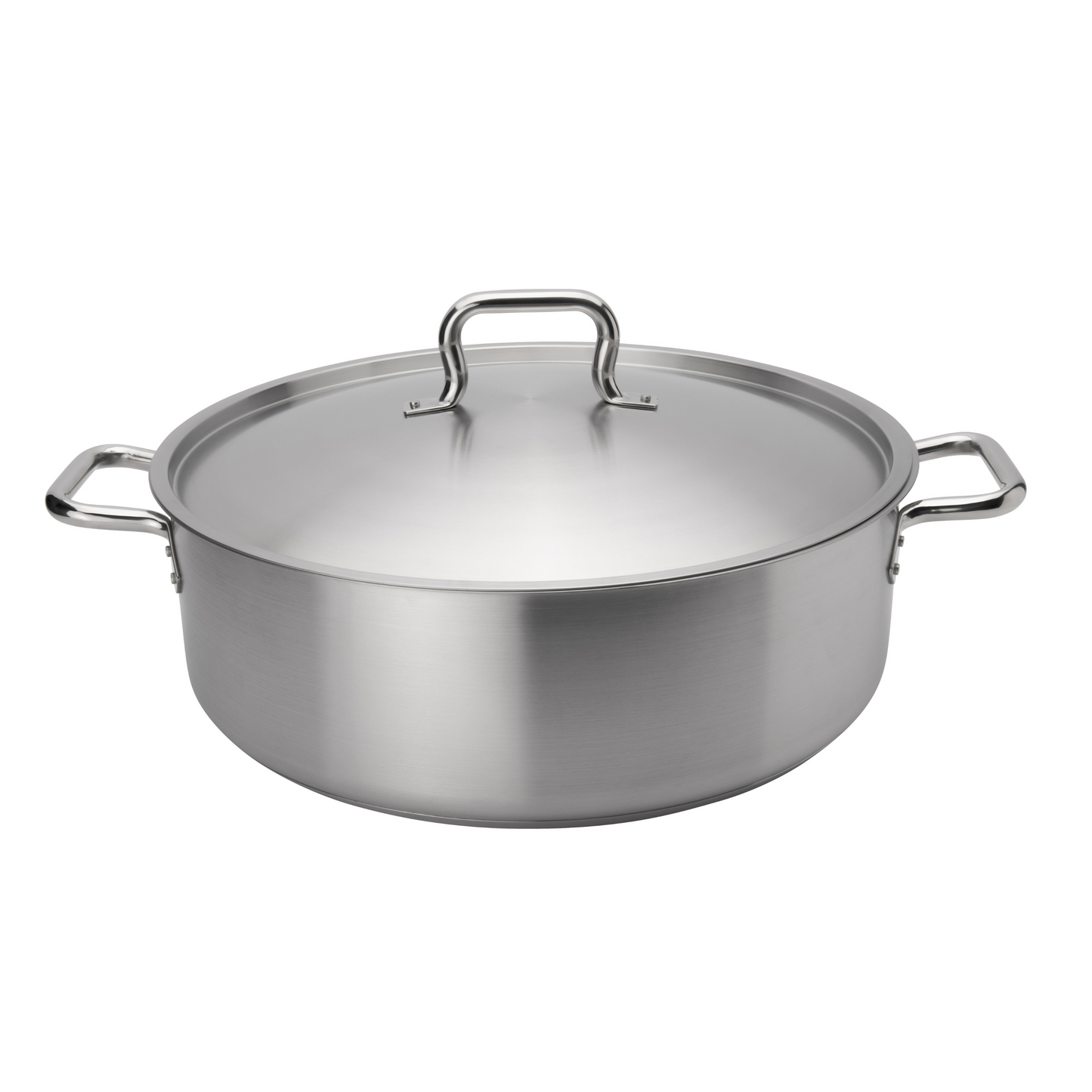 Browne Elements Brazier with Lid, 25 qt, Stainless Steel - 5734024