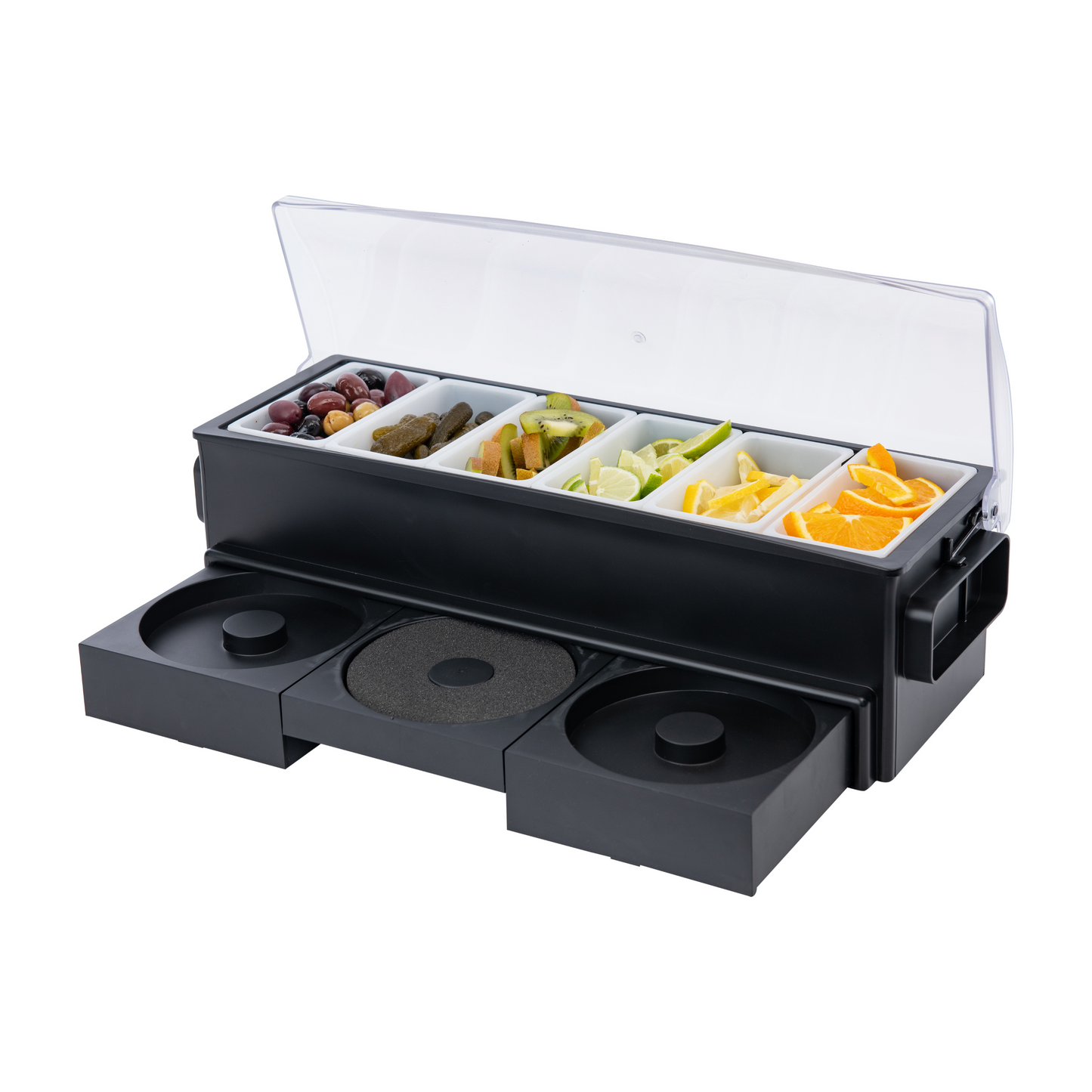 Browne All-In-One Bar Caddy, 6 Compartments and Rimmer Station - 574875