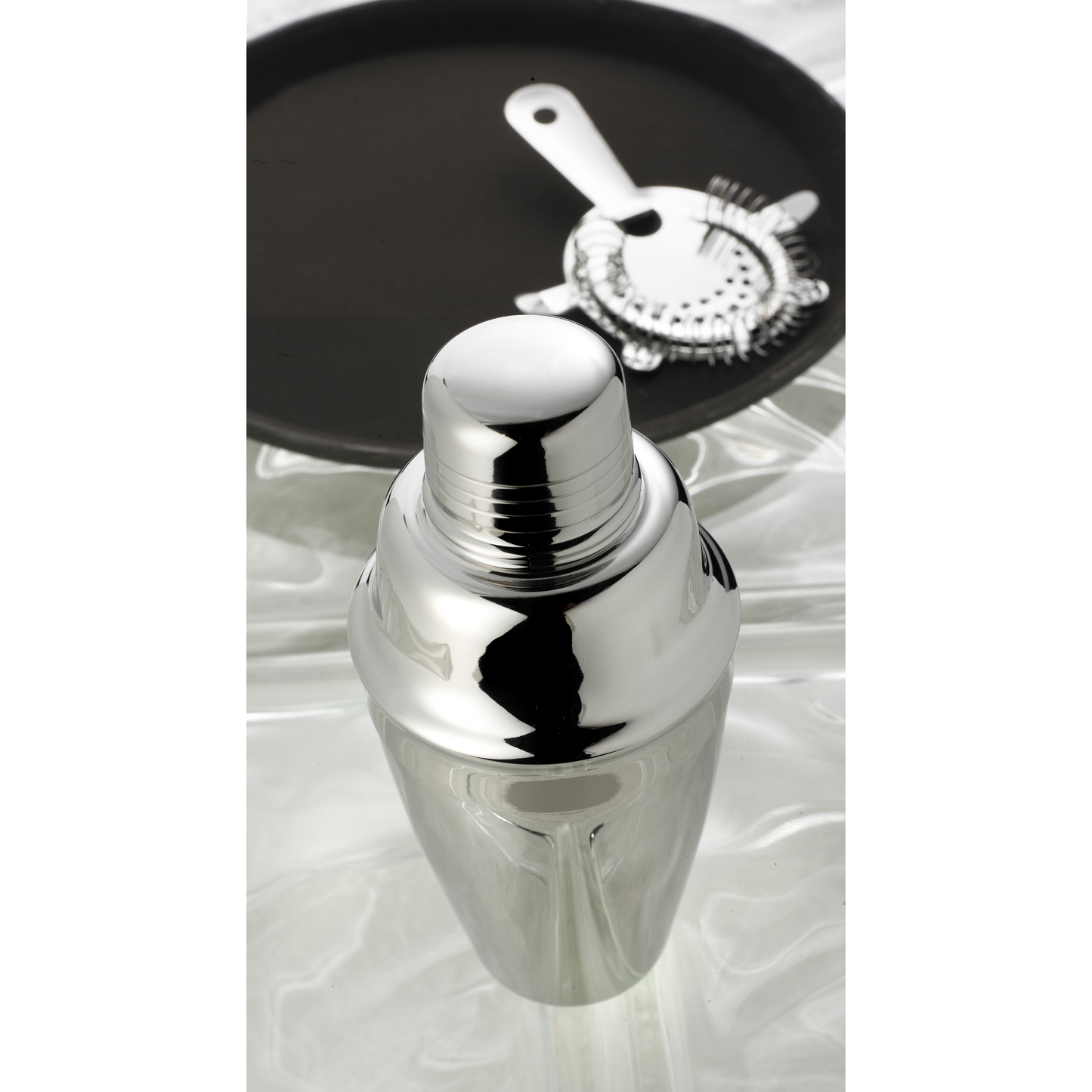 Browne Cocktail Shaker 3 Piece Set, 14.2 oz, Stainless Steel - 57506
