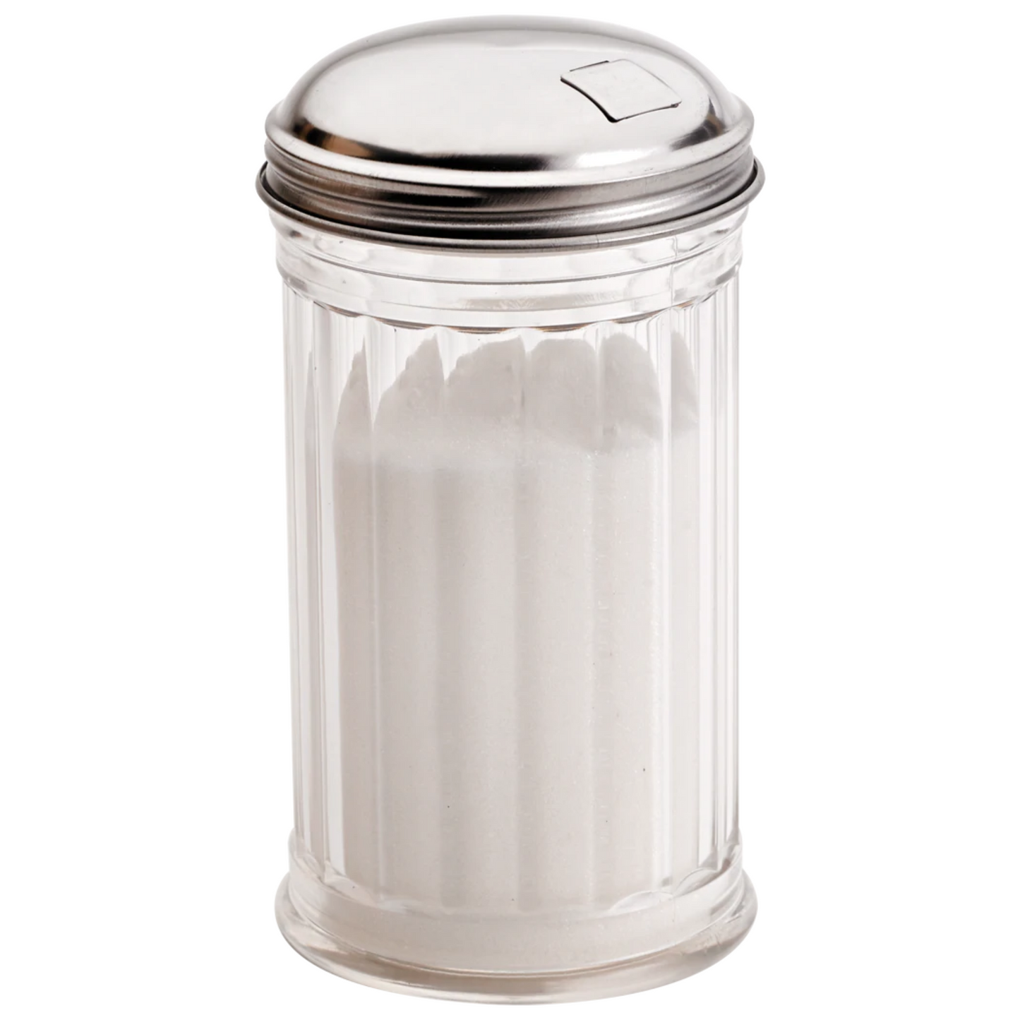 Browne Sugar Pourer, Side Pour, 12 oz, Plastic/Stainless Steel (12-pack) - 575193