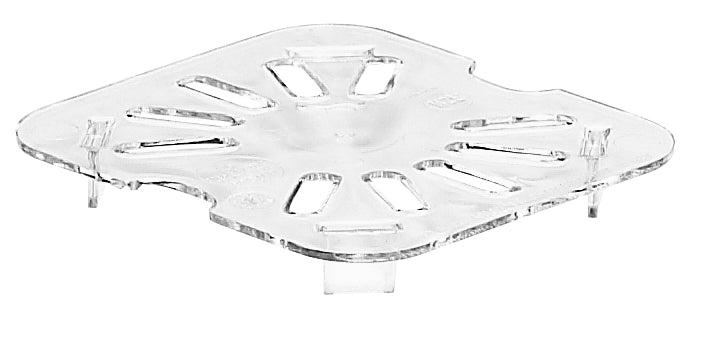 Cambro Camwear Food Pan Drain Shelf, 1/6 Size, Clear - 60CWD135