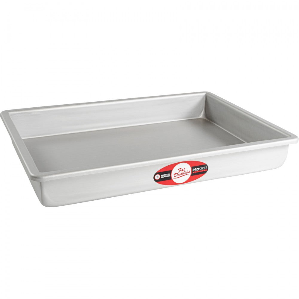 Fat Daddio's Sheet Cake Pan, 10" x 15" x 2", Anodized Aluminum, FINAL SALE - POB-10152