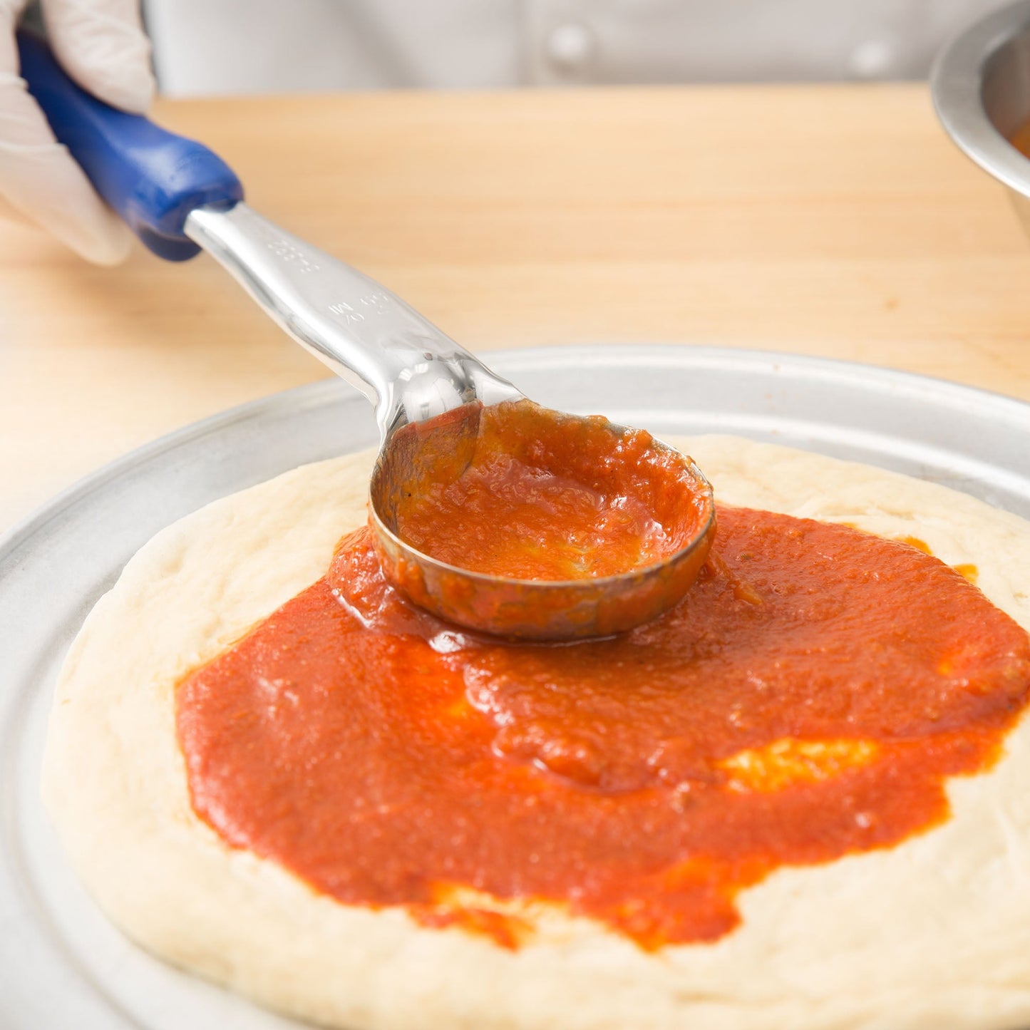 Vollrath Heavy-Duty Colour Coded Round Solid Spoodle, 2 oz, Blue - 6433230