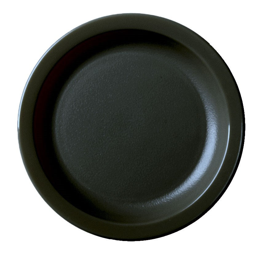 Cambro | Assiette à rebord étroit Camwear, 6,5", noir