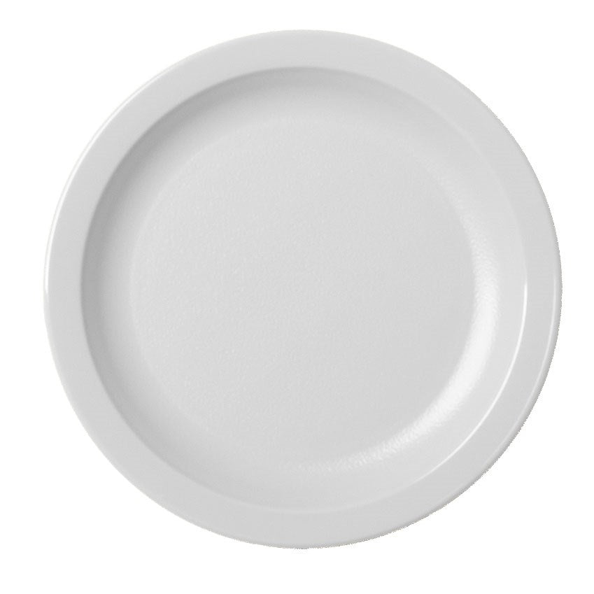 Cambro | Assiette à rebord étroit Camwear, 6,5", blanc