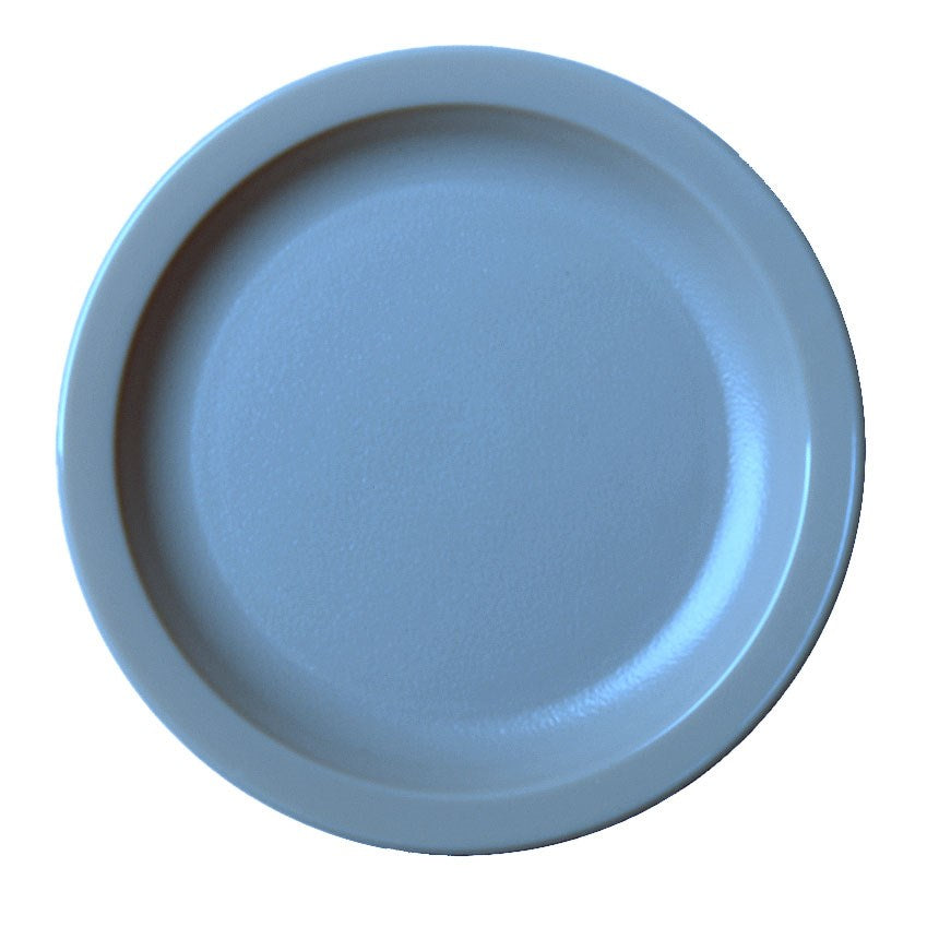 Cambro | Assiette à rebord étroit Camwear, 6,5", bleu