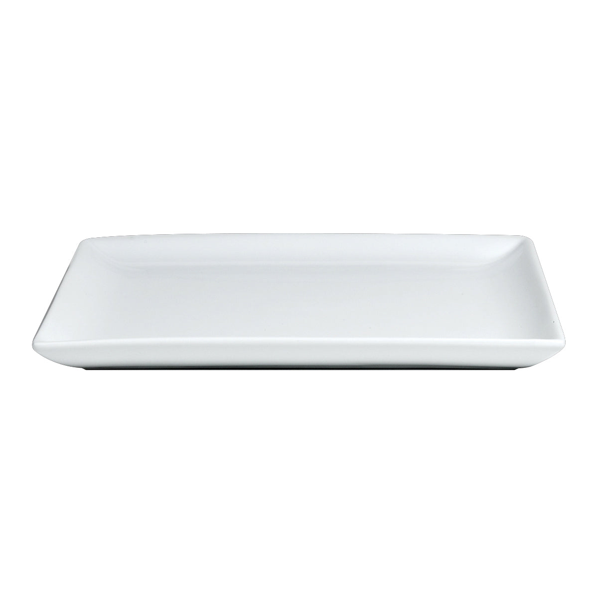 Steelite | Assiette carrée en porcelaine Varick Cafe, 12 po (paquet de 12)