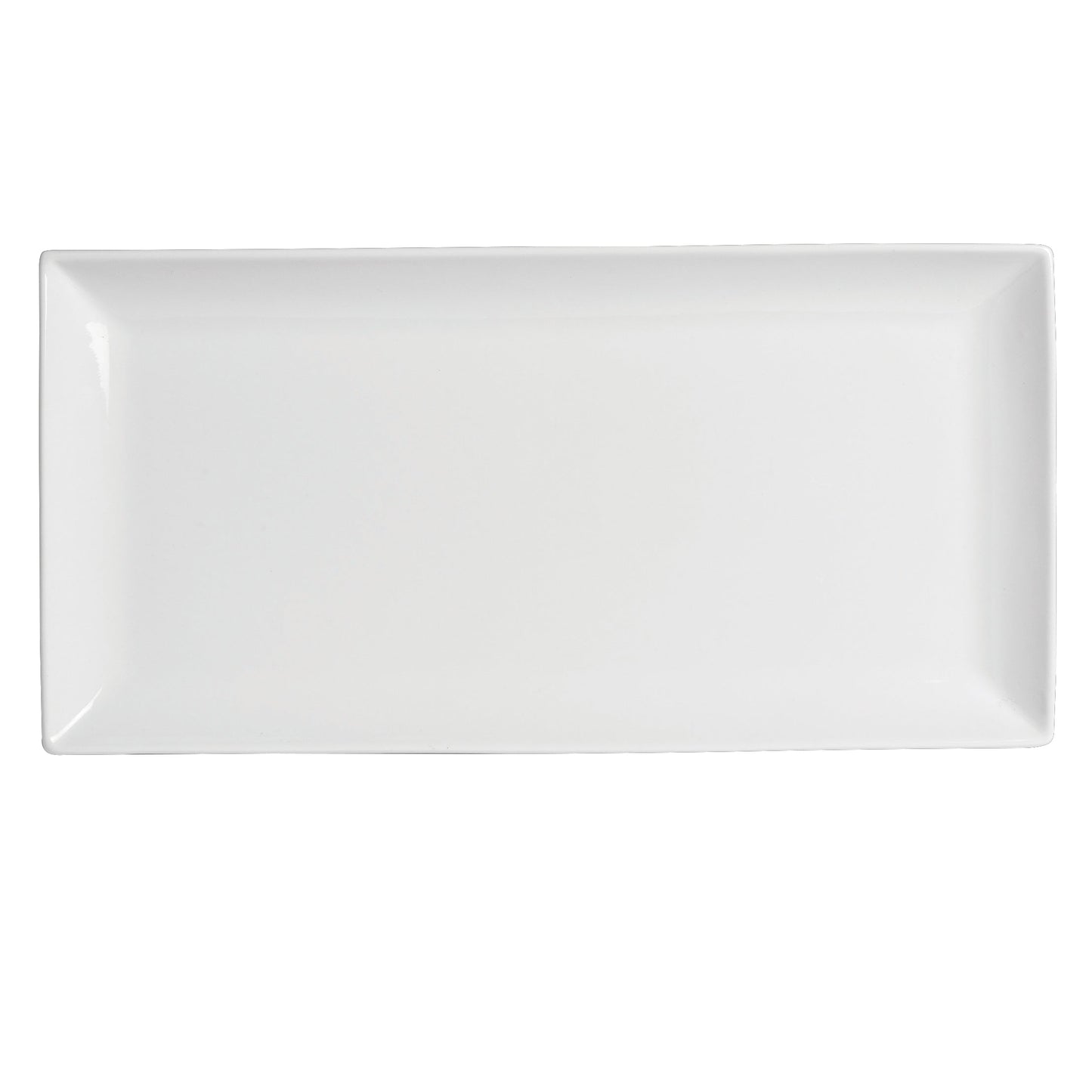 Steelite Varick Pub Rectangular Plate, 9.5" x 5" (12-pack) - 6900E558