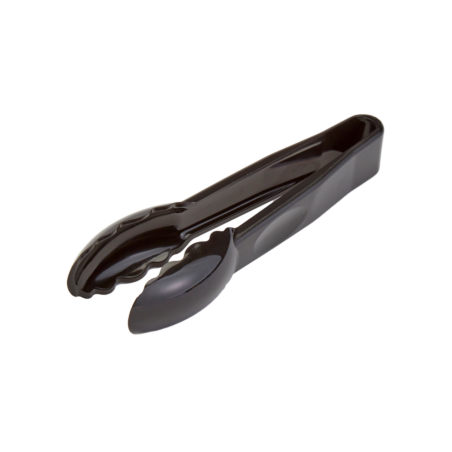 Cambro Camwear Scallop Grip Tongs, 6", Black - 6TGS110