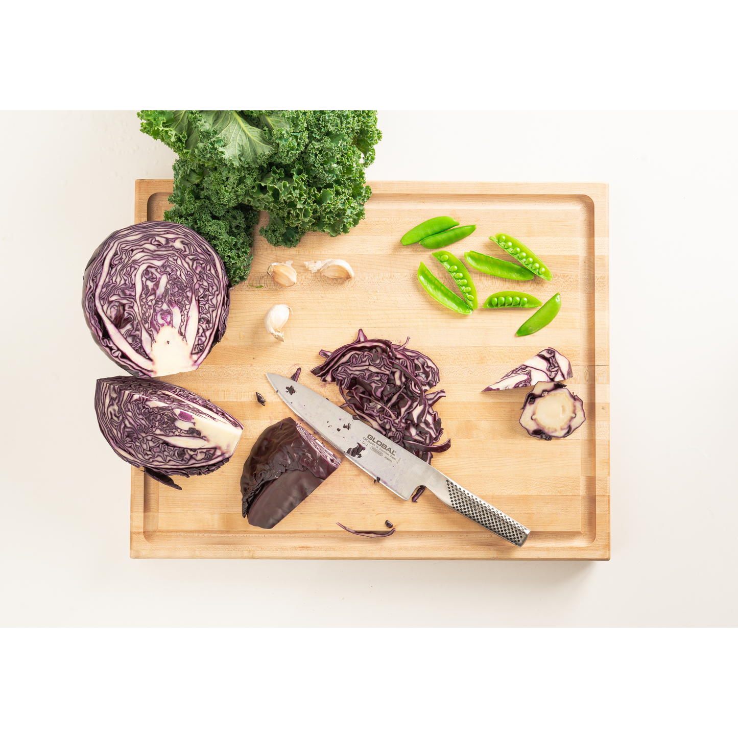 Global | Couteau de chef classique, 9,5 po, manche texturé