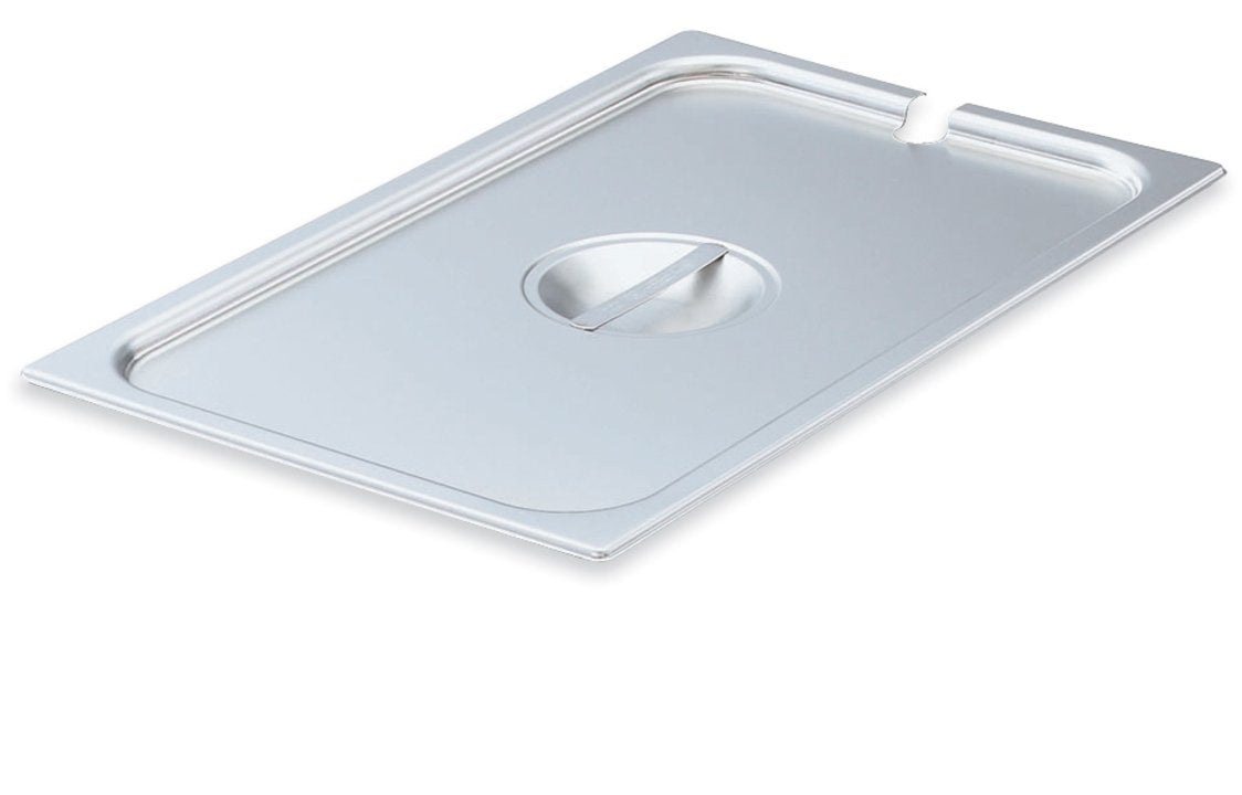 Vollrath Super Pan V Slotted Food Pan Cover, Full Size, 22 Gauge Stainless Steel - 75210