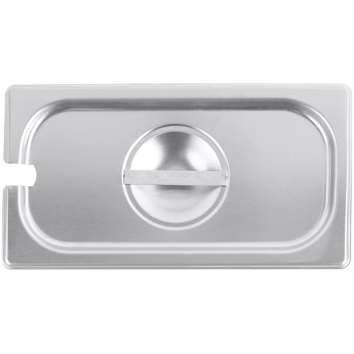 Vollrath Super Pan V Slotted Food Pan Cover, 1/3 Size, 22 Gauge Stainless Steel, FINAL SALE - 75230