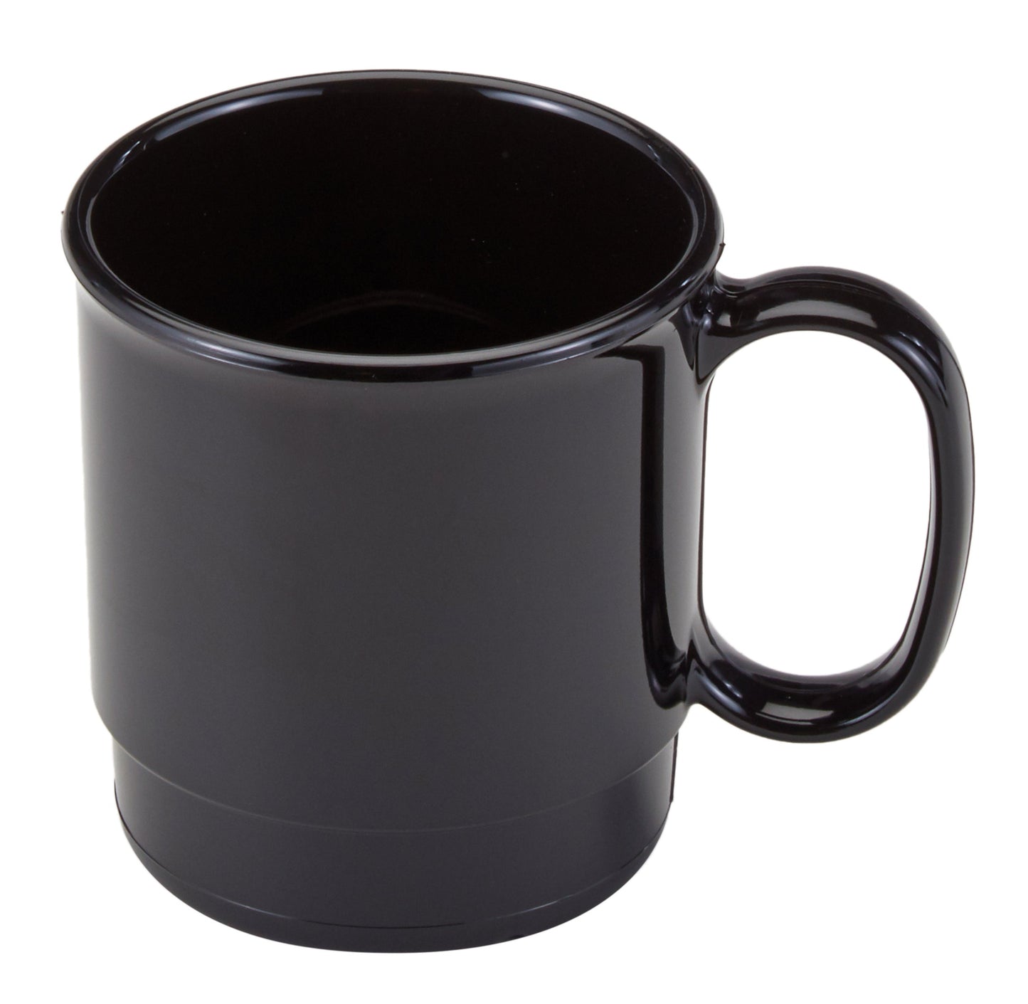 Cambro | Tasse empilable Camwear, 7,5 oz, noir (paquet de 48)