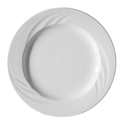Continental China Everest Plate, 10", White (24-pack) - 21CCEVE001