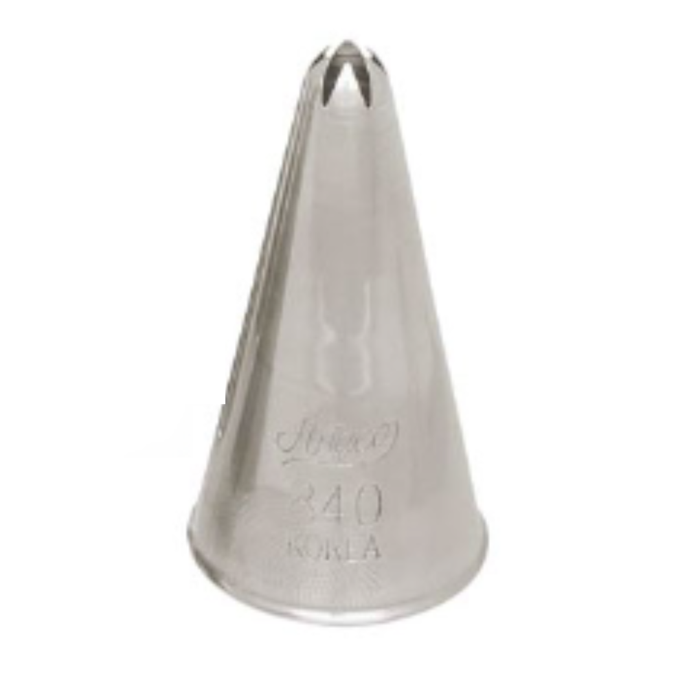 Ateco | Douille d'étoile fermée, 840, acier inoxydable