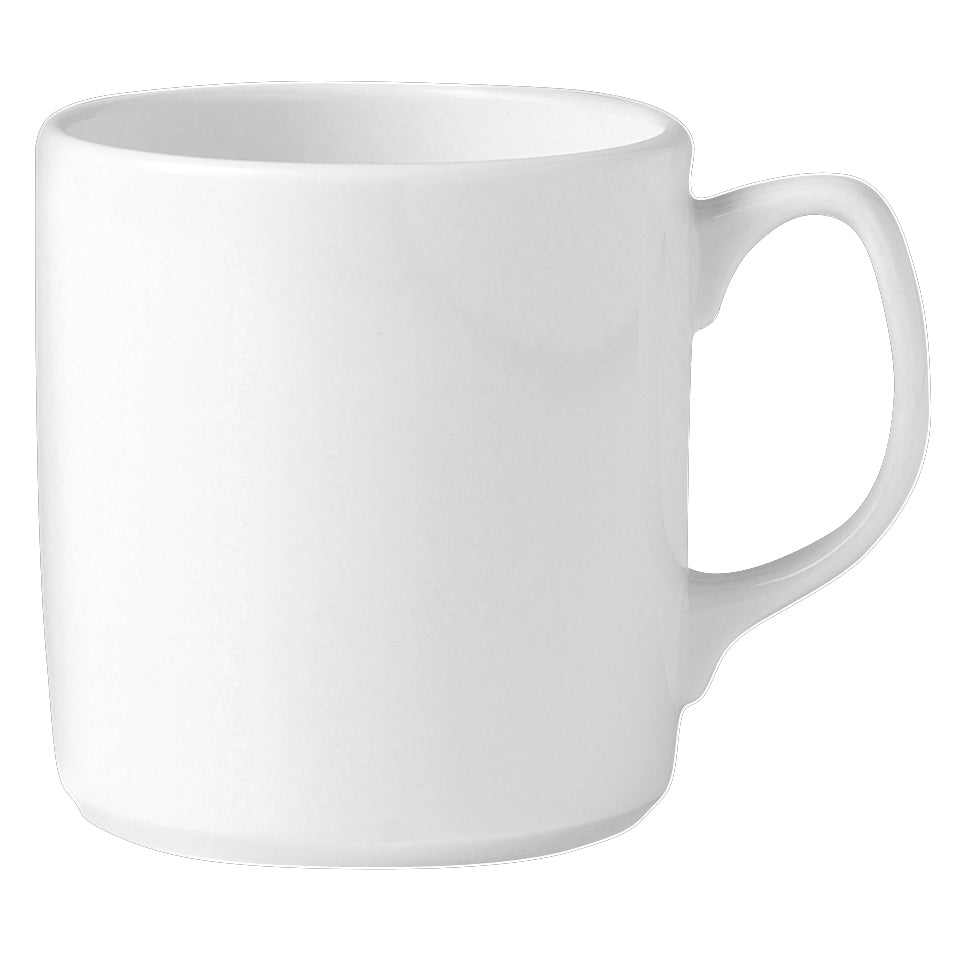 Steelite Monaco Atlantic Mug, 12 oz, White (36-pack) - 9001C183