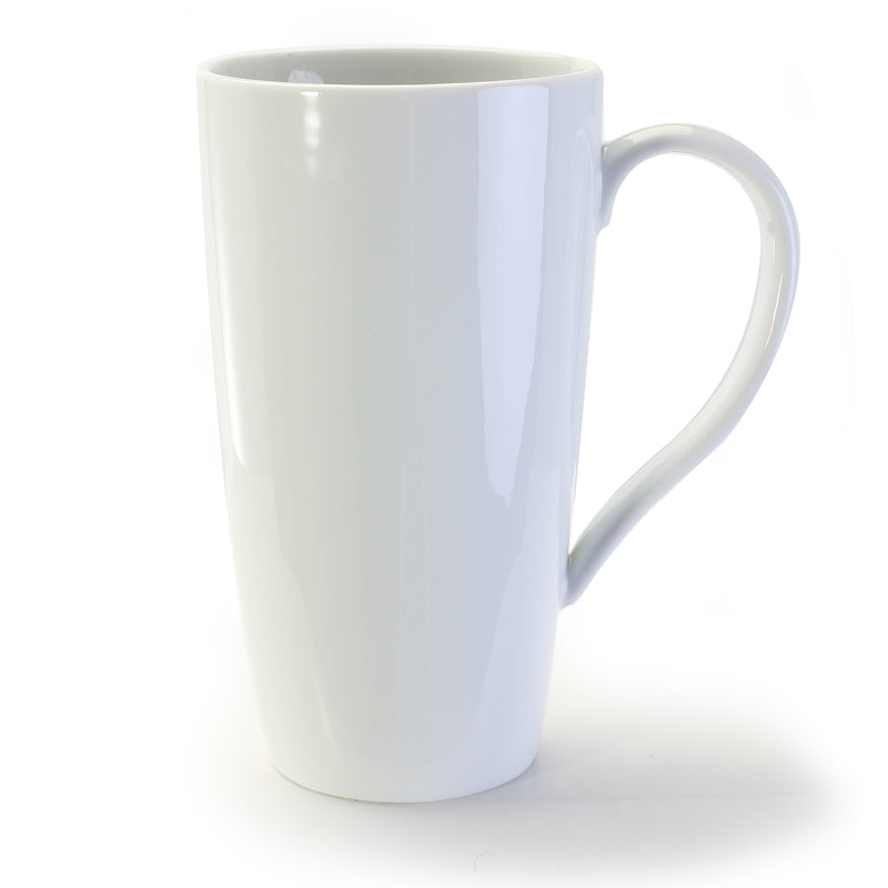 BIA Latte Mug, 15 oz, White Porcelain - 903046WH