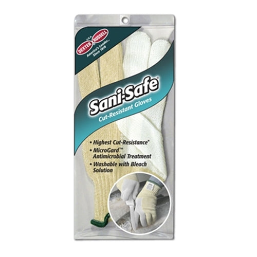 Dexter Cut Resistant Glove, Large, White/Beige - SSG1-L-PCP
