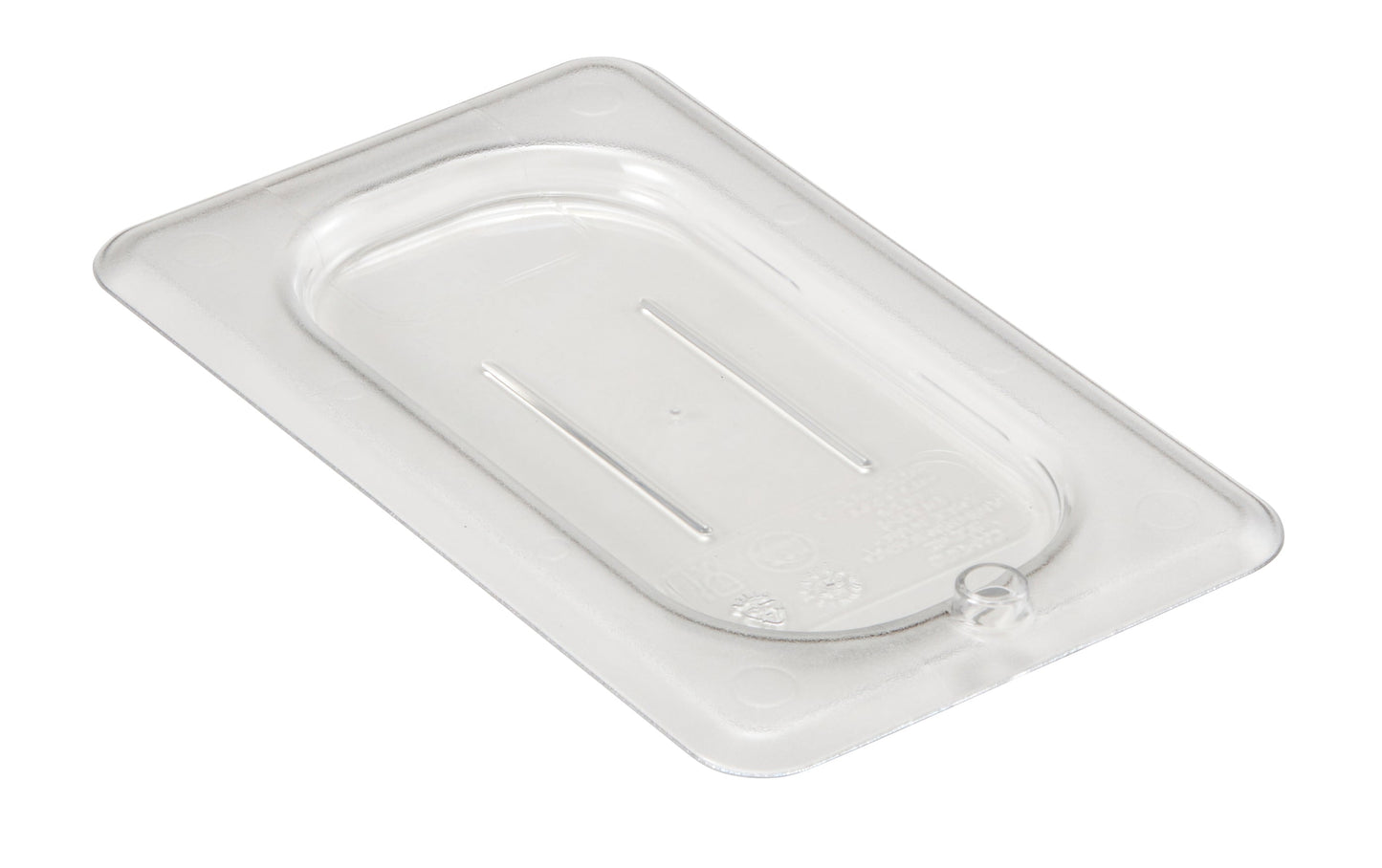 Cambro Camwear Food Pan Cover, Flat, 1/9 Size, Clear - 90CWC135
