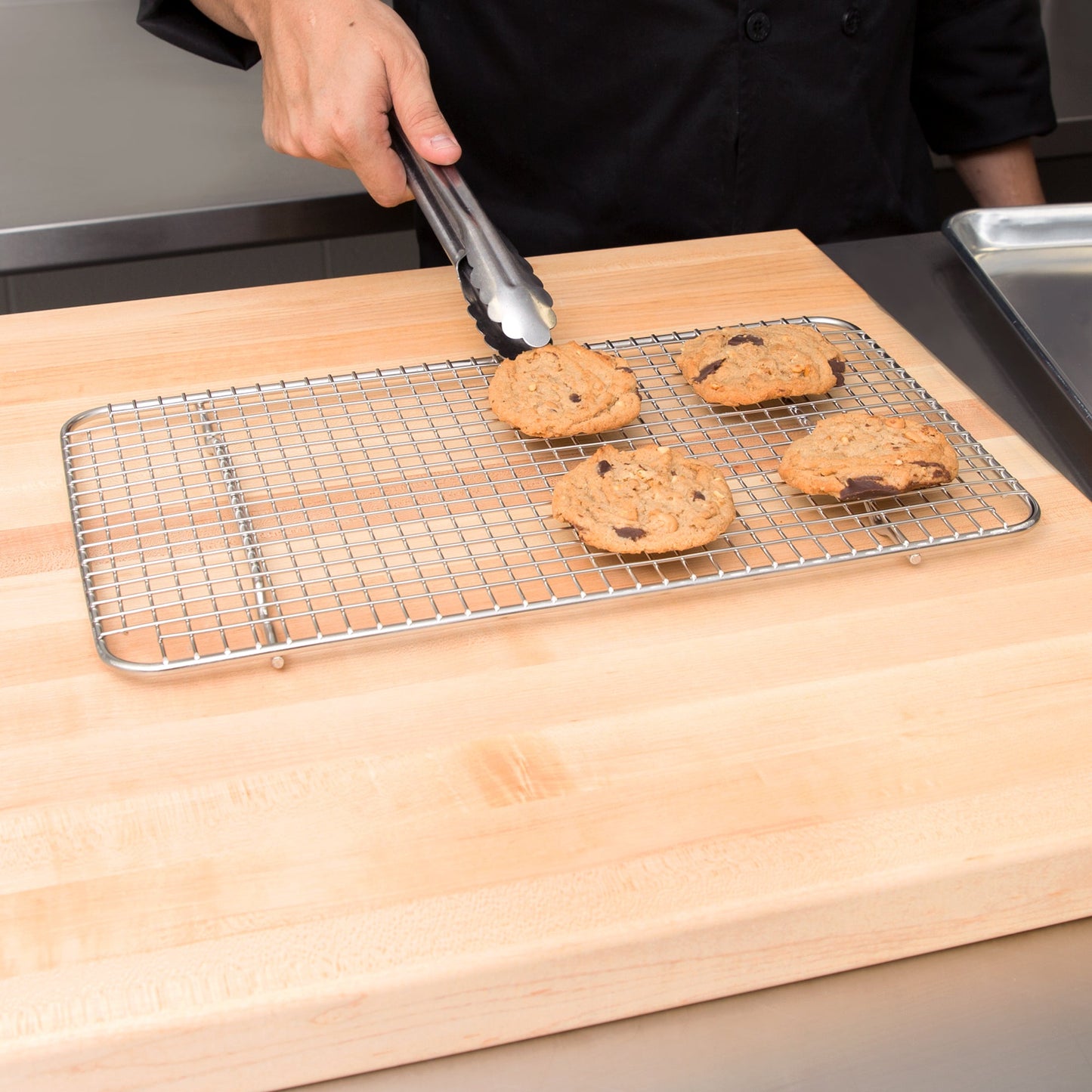 Vollrath | Grille métallique Super Pan 3, demi-taille, acier inoxydable