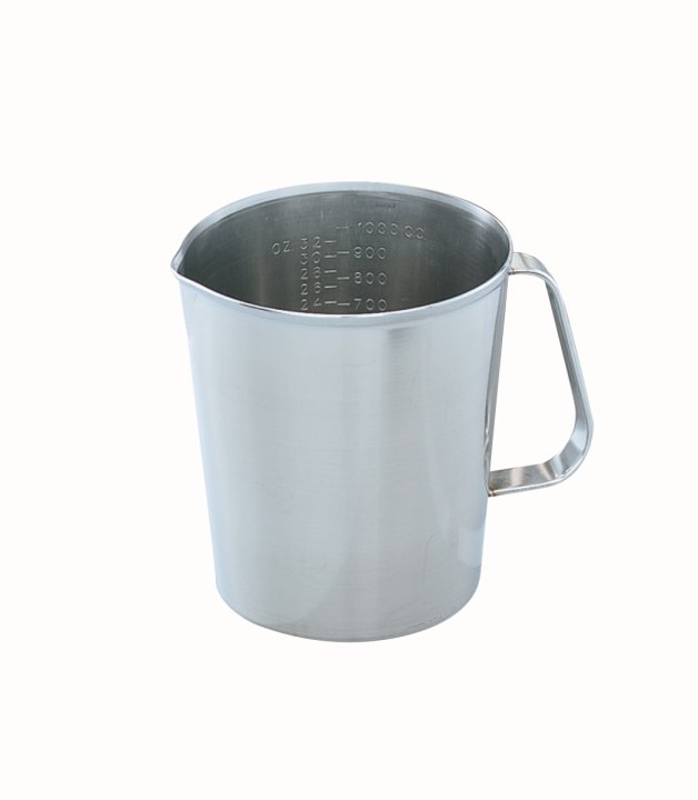 Tasse à mesurer graduée Vollrath, 1 pinte, acier inoxydable - 95320