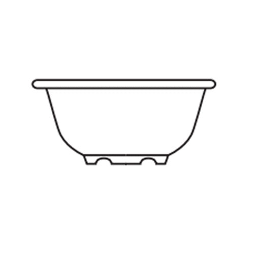 Mistral MIRALYN Heavy Duty Soup Bowl, 16 oz, White Melamine (24-pack) - 10301-02