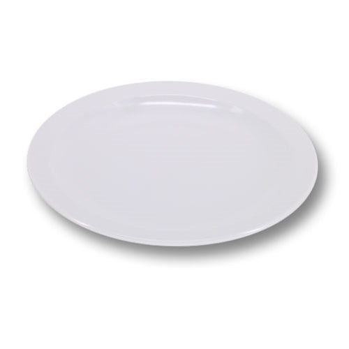 Mistral MIRALYN Heavy Duty Plate, 8", White Melamine (24-pack) - 10324-02