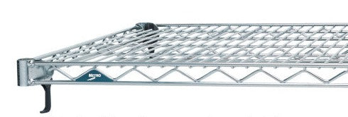 Metro | Tablette en fil chromé super réglable de 14 po de profondeur, 24 po de largeur, VENTE FINALE