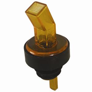 Spill-Stop | Verseur grillagé Ban-M avec col noir, ambre (paquet de 12) VENTE FINALE